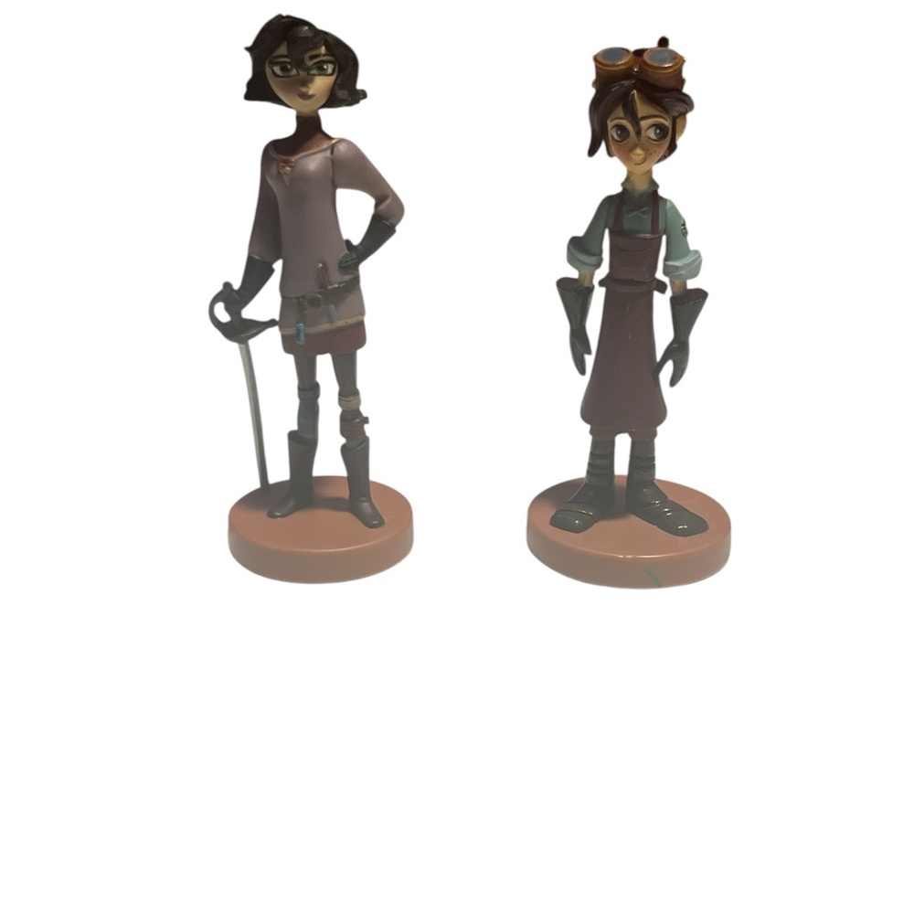 Disney Tangled the Series - Casandra , Varian tangled pvc figurine lot set of 2